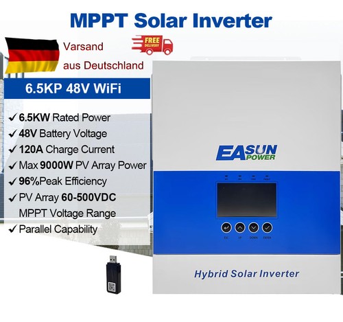 Inverter solare 5kw 120a 48v - solare, 6.5kw