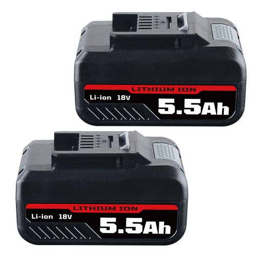 18v 5ah batteria - 2x, 5,5ah